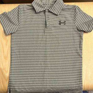 EUC Under Armour boys polo; youth small, loose fit